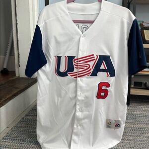 Marcus Stroman Majestic USA Baseball Classic Jersey USA Champs Year!